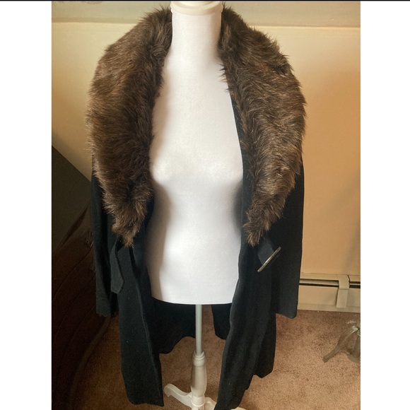 Vintage Sin by Morgan Cooper fur/wool coat - Picture 3 of 6